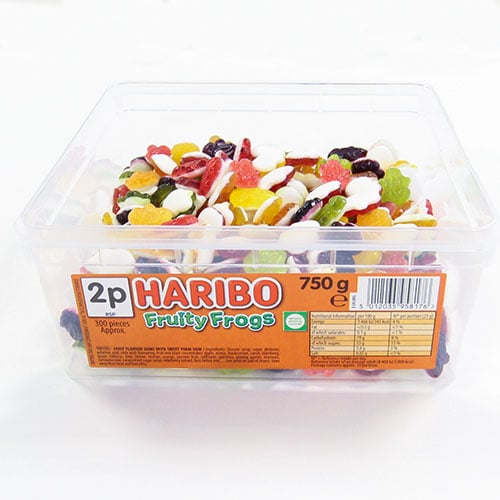 Haribo Fruity Frogs Jelly Sweets - Pack of 300