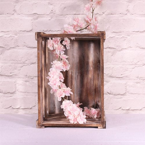 Pink Blossom Artificial Silk Flowers Garland 210cm Product Gallery Image