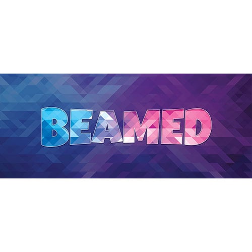 Beamed Home Screen Background PVC Party Sign Decoration | Partyrama
