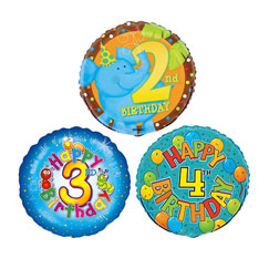 Children's Age Balloons