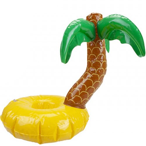 Palm Tree Inflatable Drink Holder 33cm Product Image