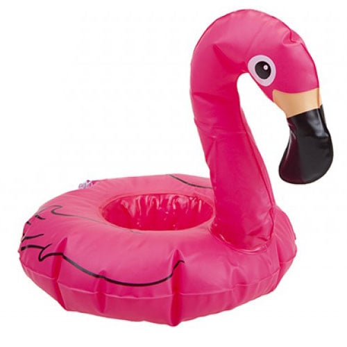 Pink Flamingo Inflatable Drink Holder 20cm Product Image