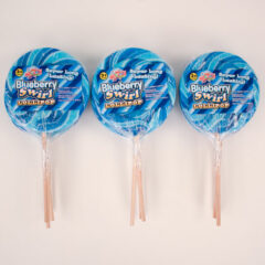 Blueberry Giant Candy Lolly Sweets 110 Grams - Pack of 12