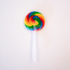 Rainbow Round Candy Lolly Sweet 20 Grams