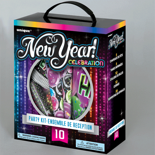 New Years Celebration Party Kit for 10 | Partyrama