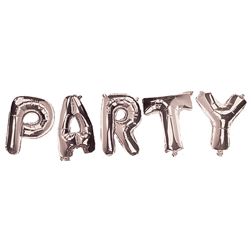 Amscan Silver Air-Filled Letter 'O' Balloon - 16 Inch Tall Party Decoration & Party Supply