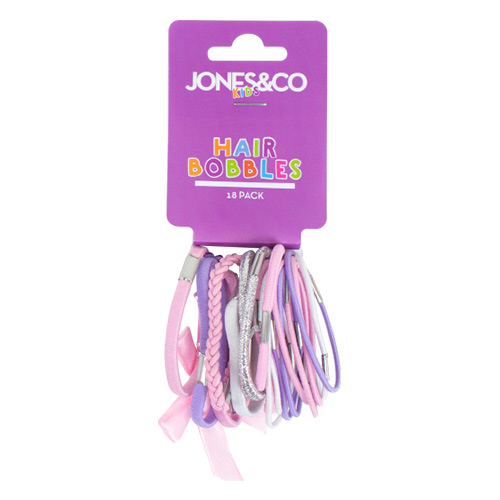Girls Hair Bobbles Pack of 18 Partyrama