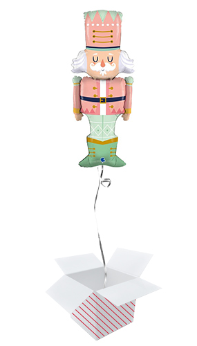 Christmas Pastel Nutcracker Foil Helium Giant Balloon - Inflated ...
