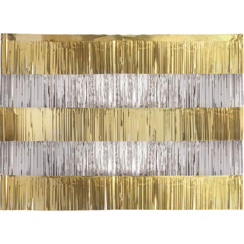 20FT Holographic Silver Tinsel Fringe Garland - Metallic Foil Icicle Strands For Party, Tree, & Parade Decor - View #5