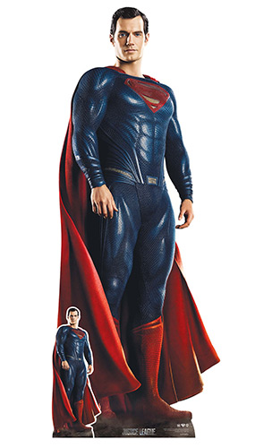 Découpe Carton Grandeur Nature Henry Cavill En Costume Noir - Standee Mini Offert - Neuf Scellé - UK