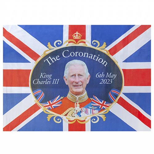King Charles Coronation Waistcoat | Novelty Costume Fancy Dress, 4 Sizes, UK Made