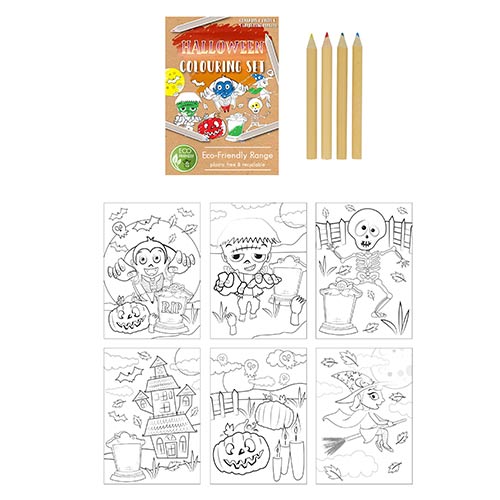 Mini Halloween Colouring Set | Partyrama