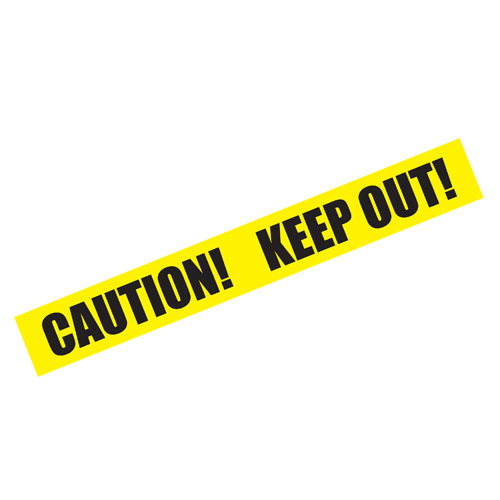 Halloween Skull Warning Tape Sign Party Prop For Renewal By Andersen - View #9