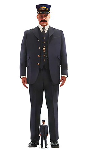 The Polar Express Train Lifesize Cardboard Cutout 142cm | Partyrama