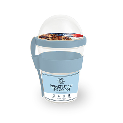 Go Pot Pastel Blue Breakfast On The Go Pot | Partyrama