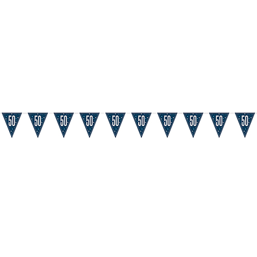 Buon compleanno bunting sfondo con colorati Bandiere triangolari, party
