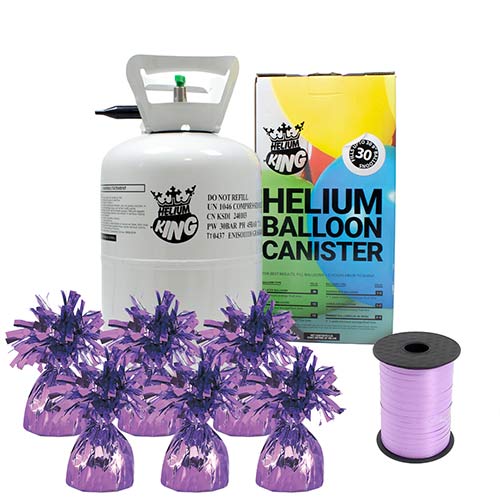 Curling Ribbon For Balloons - Helium Strip Ribbons & Balloon Weight Kit For Birthday Party Decor 4 thumbnail image