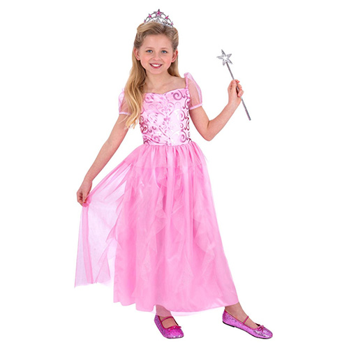 Good Witch Pink Fairy Girls Fancy Dress Costume Kids Small - Age 4-6