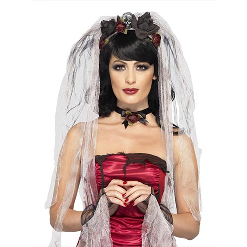Gothic Fiesta Bride Halloween Costume main image 1