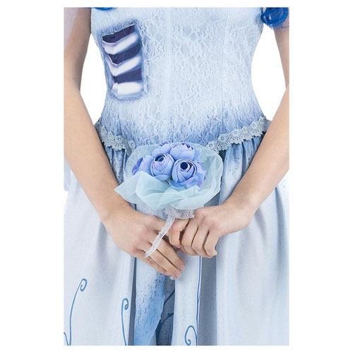 Corpse Bride Emily Flower Wedding Bouquet Fancy Dress Accessory | Partyrama