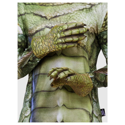 Creature From The Black Lagoon Universal Monsters Fancy Dress Gloves |  Partyrama