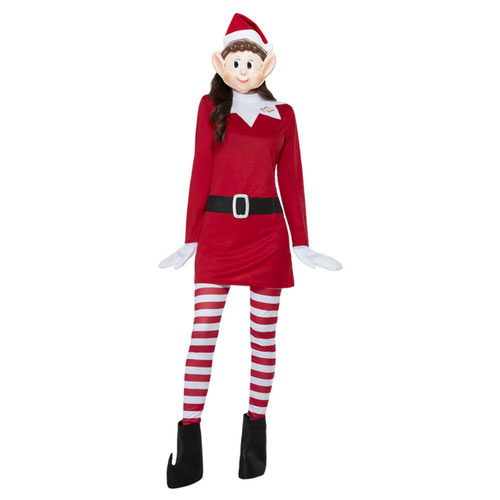 Elves Behavin' Badly Elf Fancy Dress Costume Ladies Medium - UK 12-14 | Partyrama Elves Behavin' Badly Elf Fancy Dress Costume Ladies Medium - UK 12-14 | Partyrama