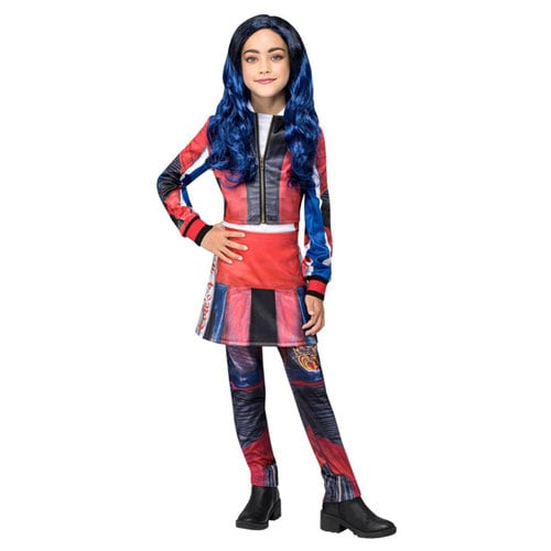 Girls Evie Costume Dress - Birthday Party, Halloween Cosplay Outfit With 3D Print - View #5