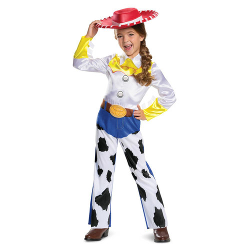 fancy dress jessie toy story Jessie Cowgirl Toy Story 4 Disney Pixar Girls Deluxe Fancy Dress Costume  Kids Medium - Age 7-8