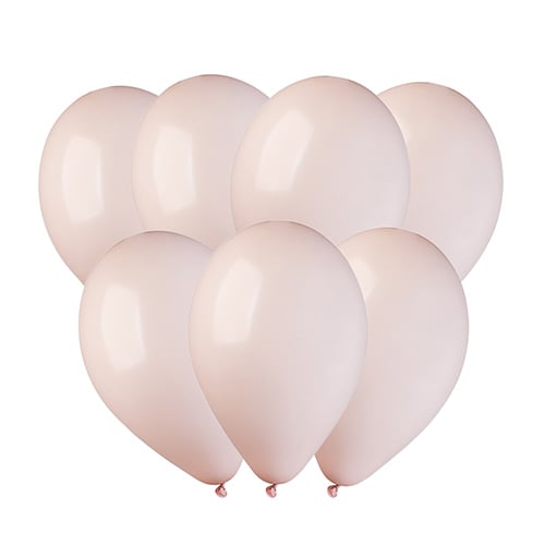 Shell Oil Balloons Shell Cream Latex Balloons 23cm / 9 in - Pack of 20 | Partyrama