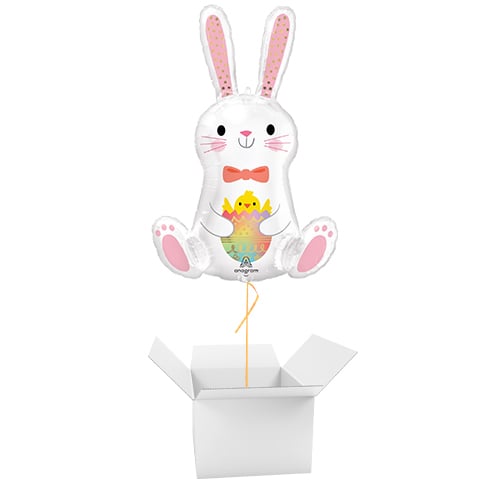 Bunny Rabbit with Chick Helium Foil Giant Balloon - Inflated Balloon in ...