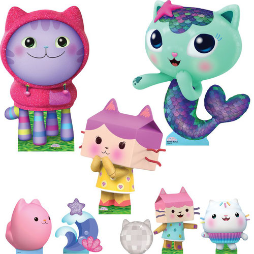 GABBY'S DOLLHOUSE MERCAT 8" Plush Stuffed Animal Mermaid Kitty Cat Toy