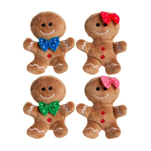 Assorted Mini Gingerbread Man Plush Soft Toy 15cm | Partyrama
