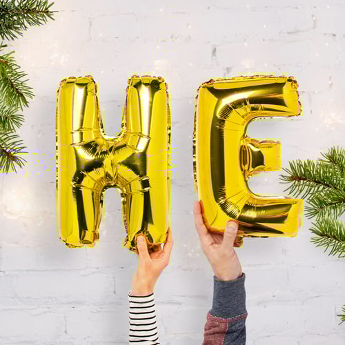 Air Fill Letter Balloons