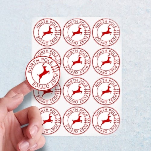 Personalised Christmas Stickers