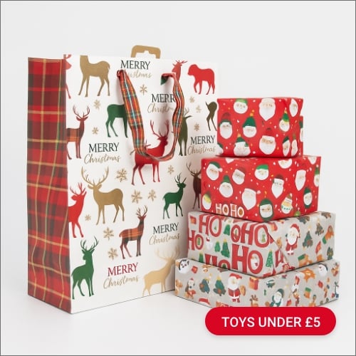 Christmas Wrapping Paper & Gift Bags