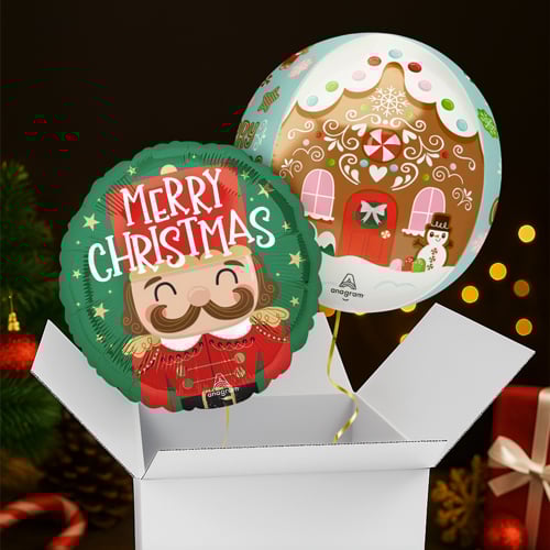 Christmas Inflated Balloons Delivered