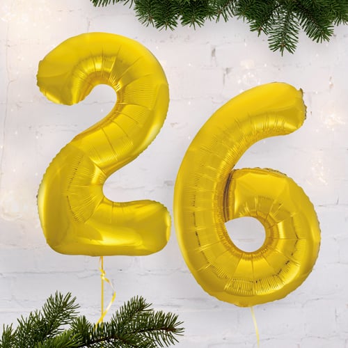 Giant Number Balloons