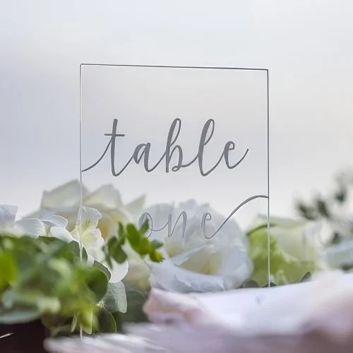 Personalised Table Signs