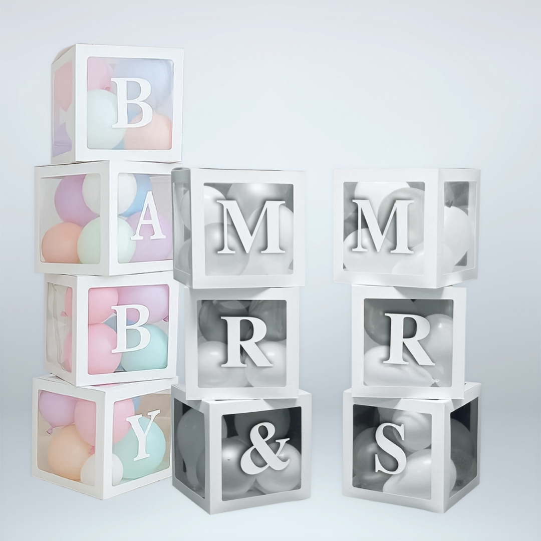 Balloon Block Boxes & Frames