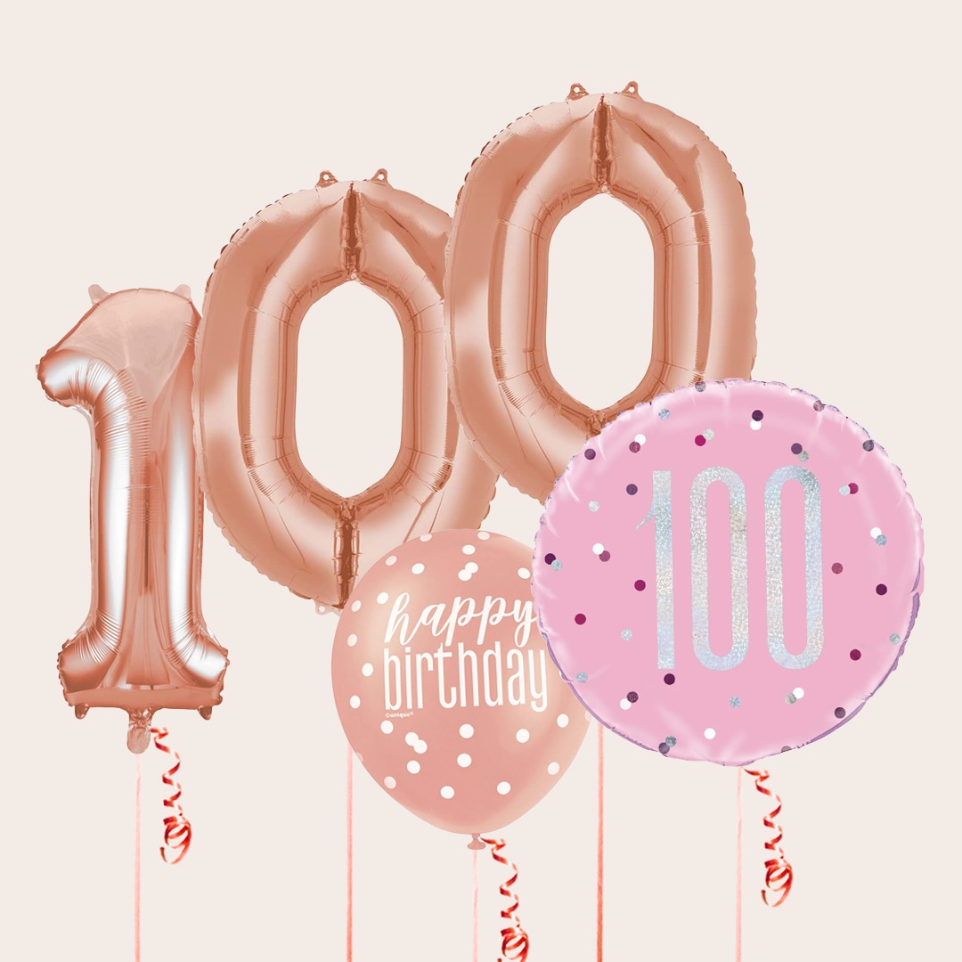 100th Birthday Balloons