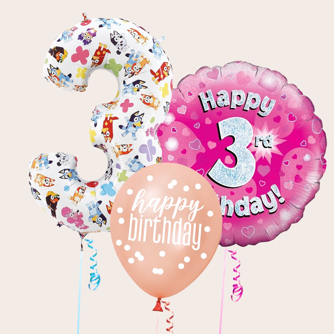 3rd Birthday Balloons