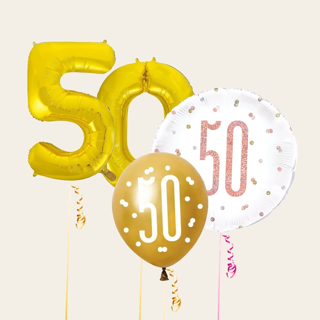 50th Birthday Balloons
