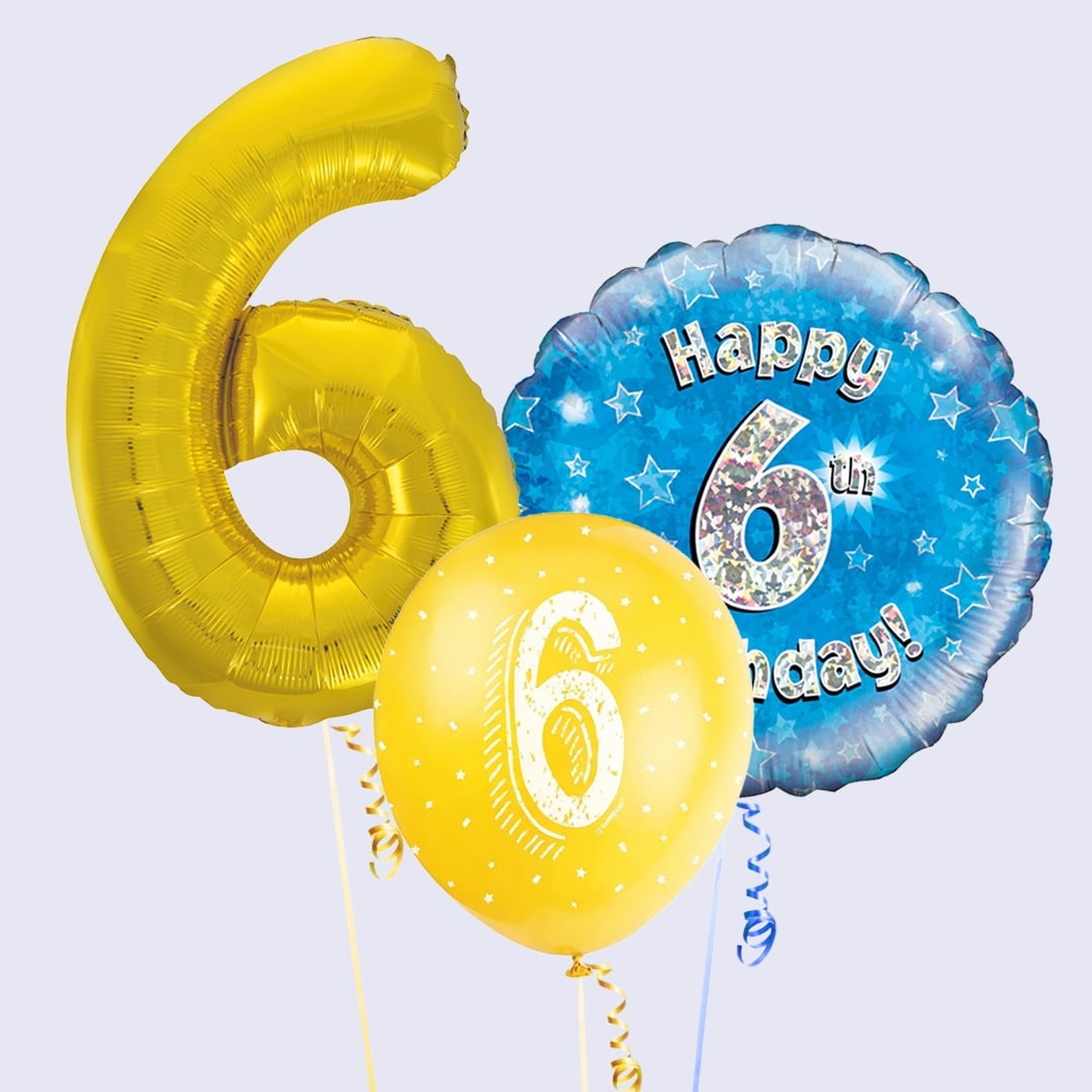 6th Birthday Balloons
