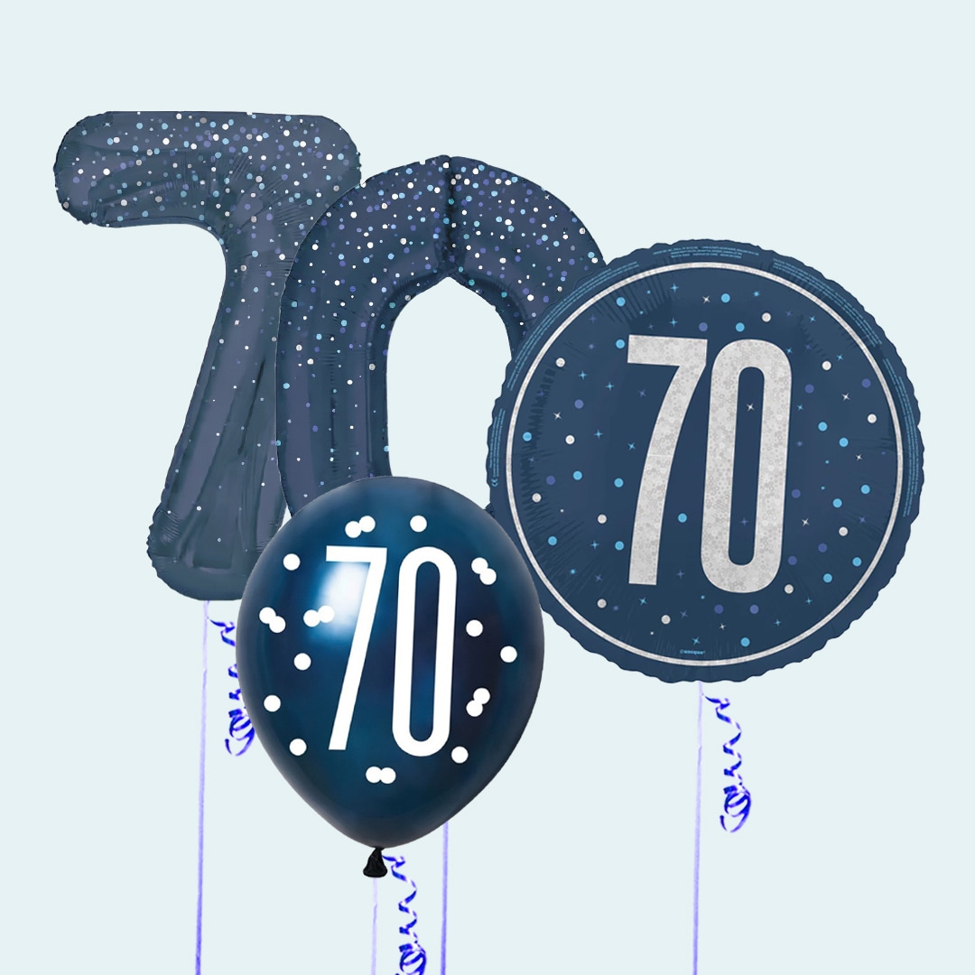 70th Birthday Balloons