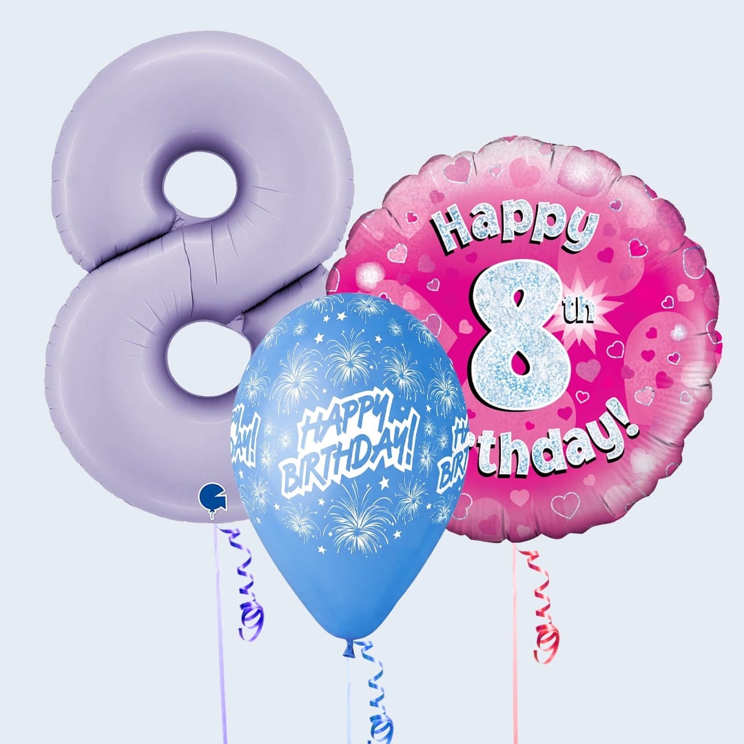 8th Birthday Balloons