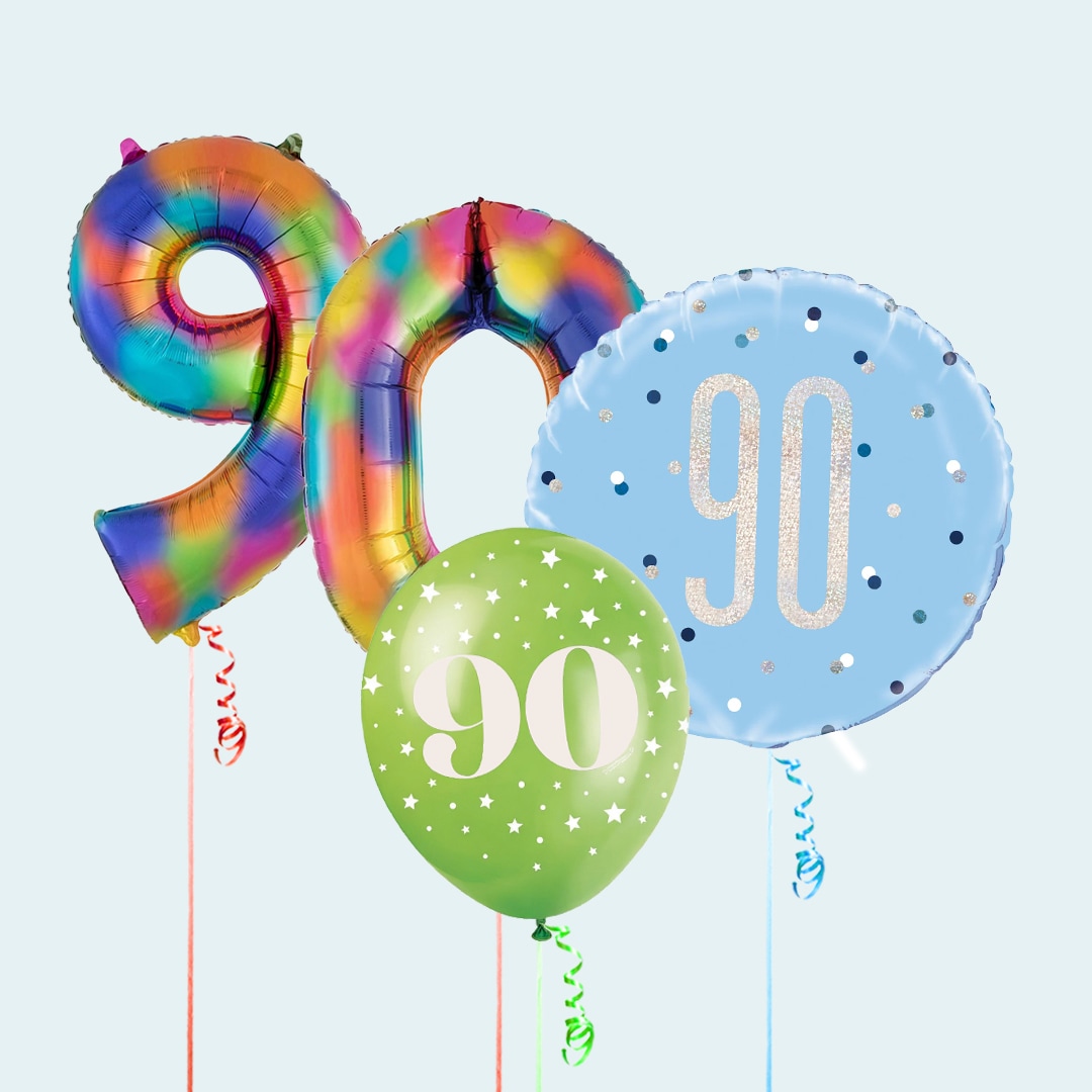 90th Birthday Balloons