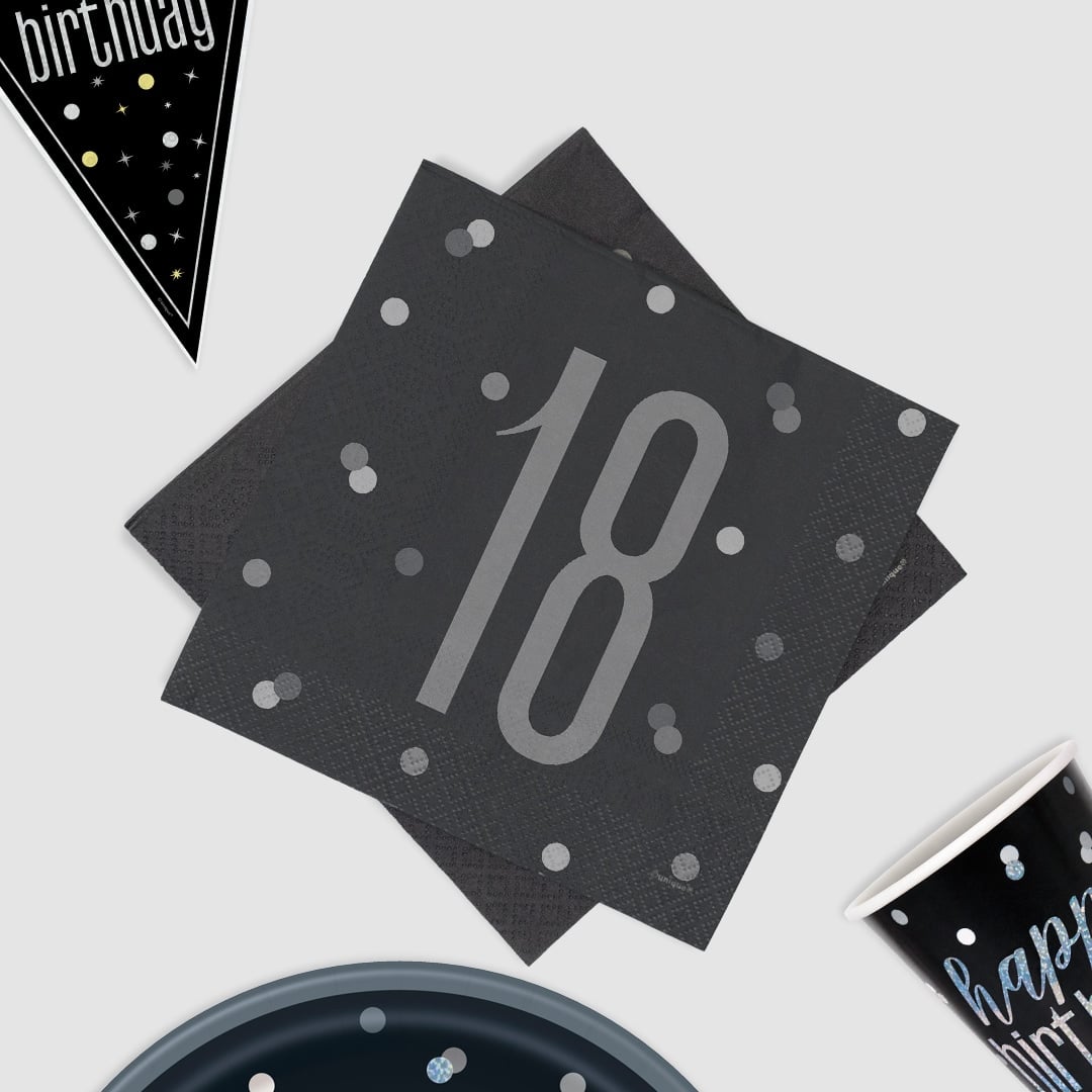 Black Glitz 18th Birthday