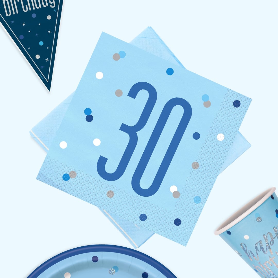 Blue Glitz 30th Birthday