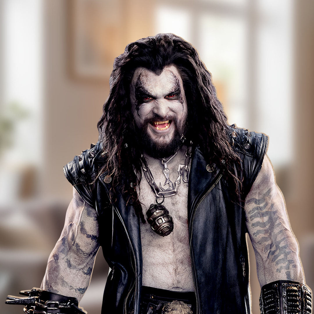 Lobo Supergirl 2026 Movie DC Comics Jason Momoa Lifesize Cardboard