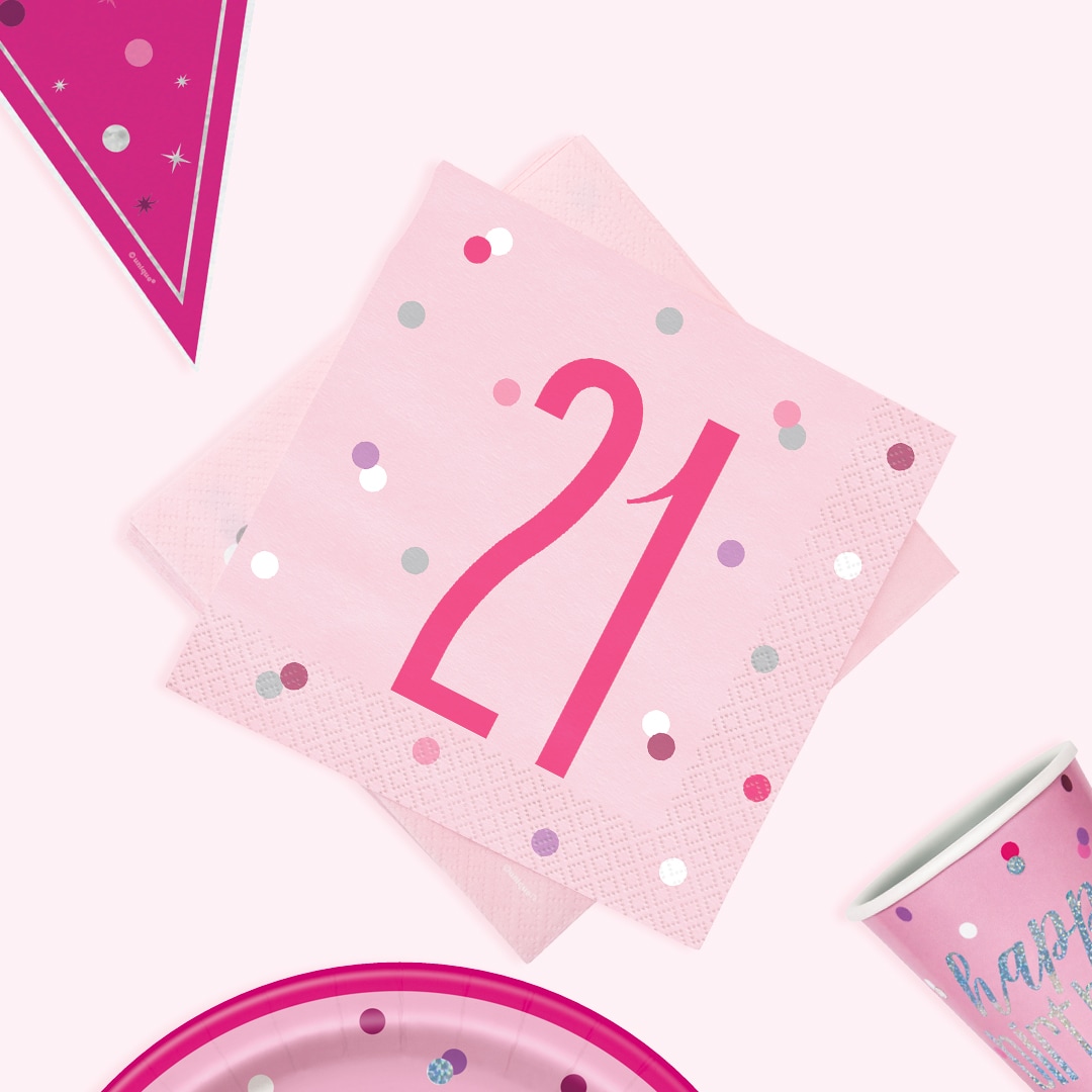 Pink Glitz 21st Birthday